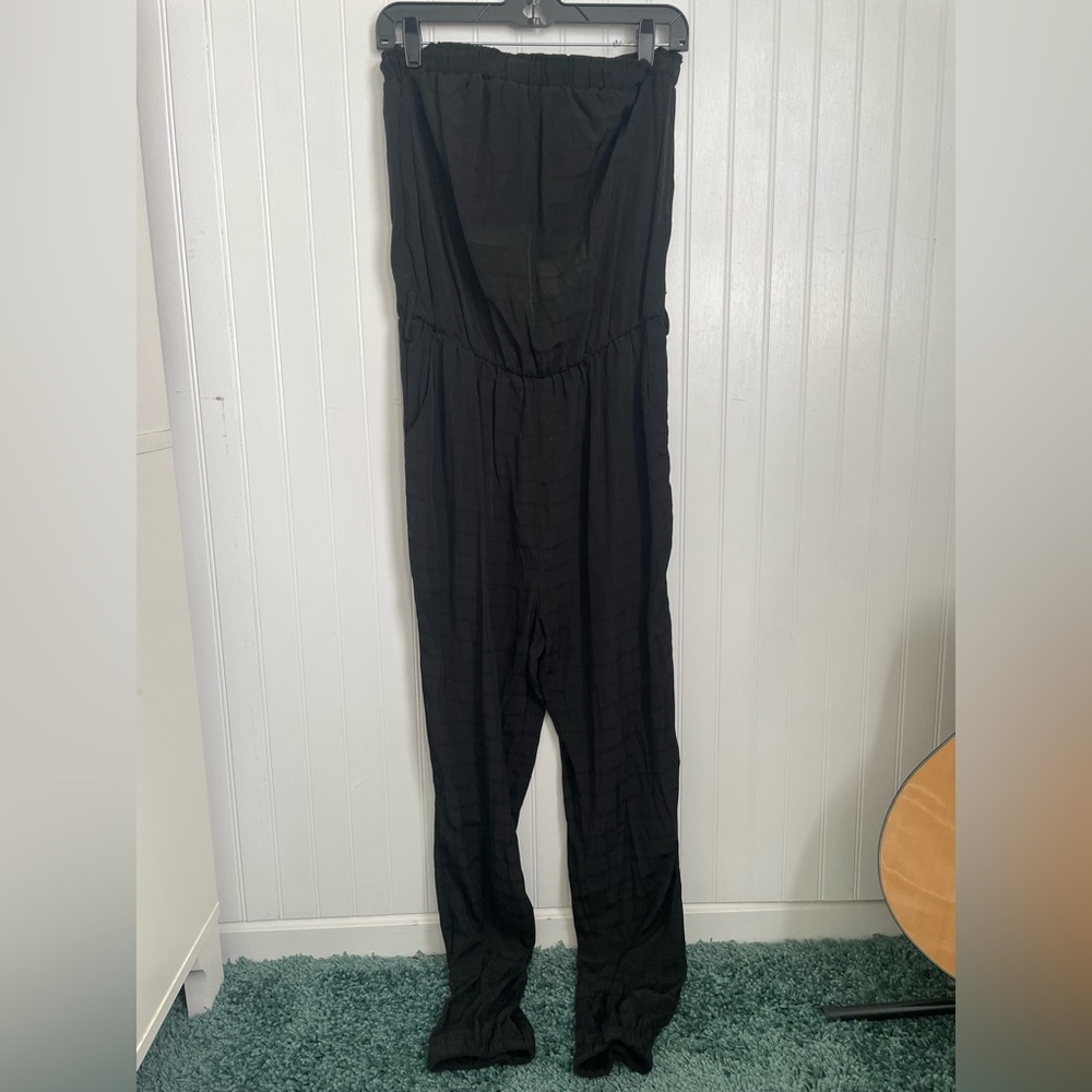 Strapless Black Jumpsuit